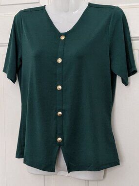 Michael Kors Women's Dark Emerald Top Size Small $98 MSRP NWT